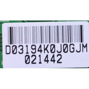 T-CON PARA TV SAMSUNG / NUMERO DE PARTE 03194K / LJ94-03194K / F60MB4C2LV0.6 / PANEL LTF460HM01-A06 / MODELOS LN46C530 / LN46C600 / LN46C530F1FXZA AA01 / LN46C600F3FXZA